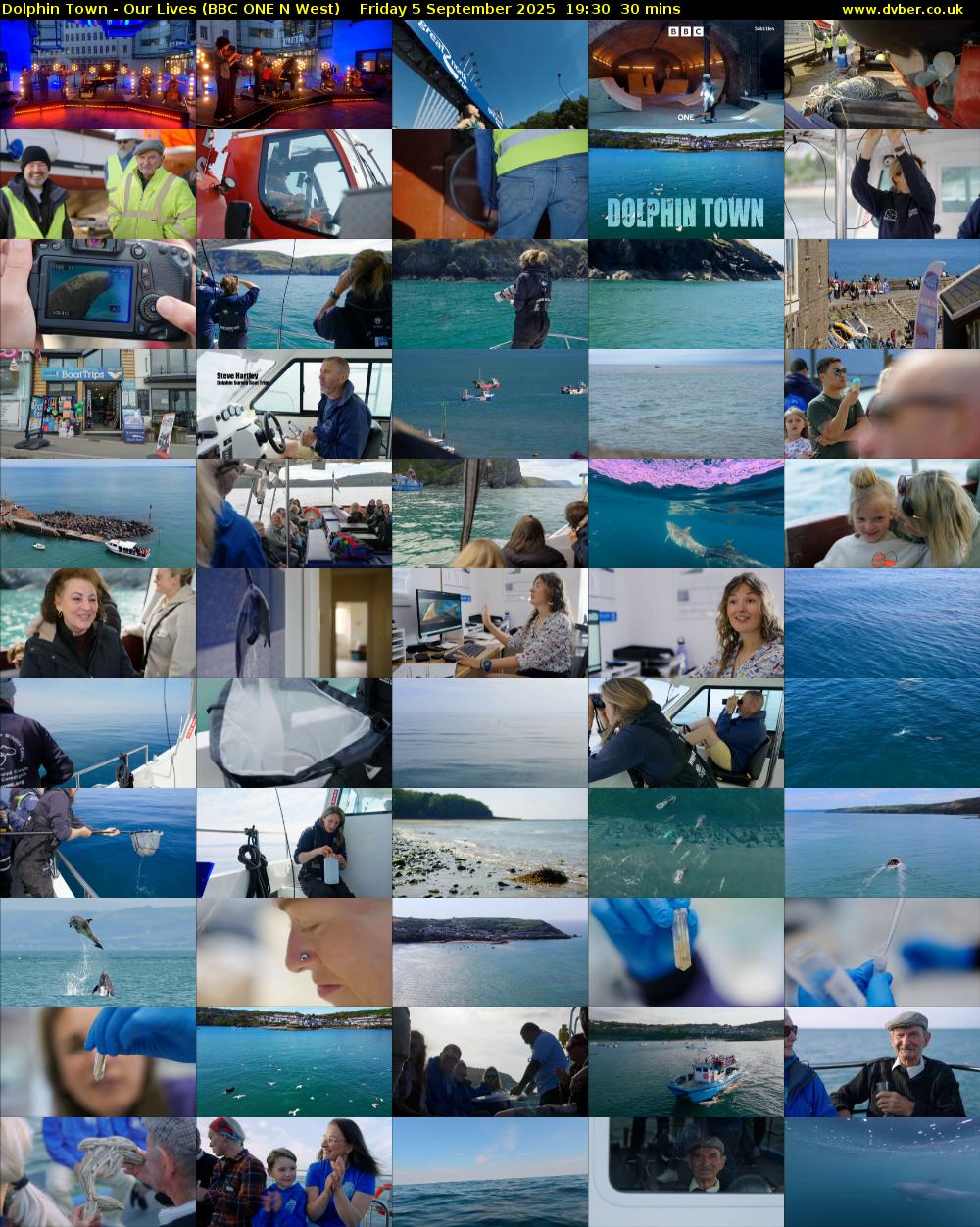 Dolphin Town - Our Lives (BBC ONE N West) Friday 5 September 2025 19:30 - 20:00