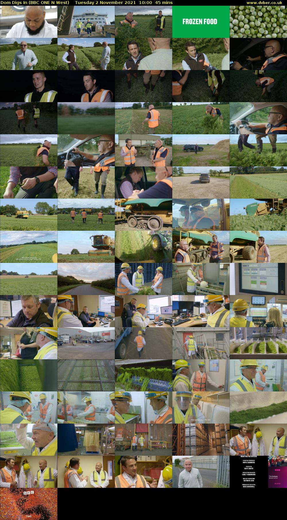 Dom Digs In (BBC ONE N West) Tuesday 2 November 2021 10:00 - 10:45
