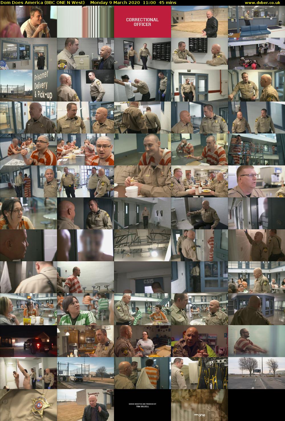 Dom Does America (BBC ONE N West) Monday 9 March 2020 11:00 - 11:45