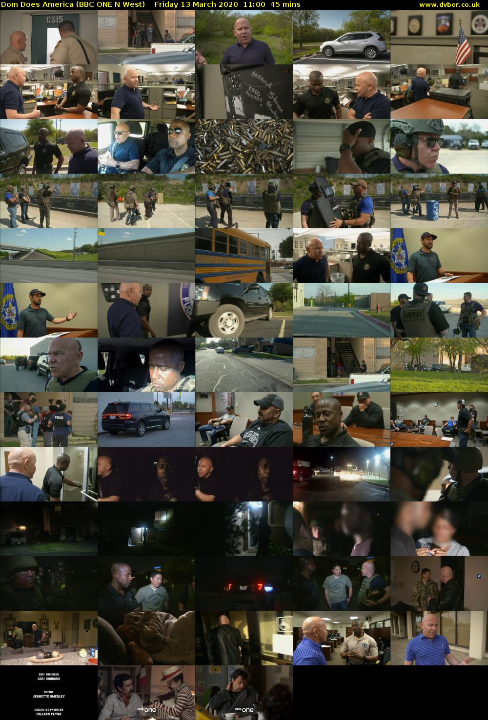 Dom Does America (BBC ONE N West) Friday 13 March 2020 11:00 - 11:45