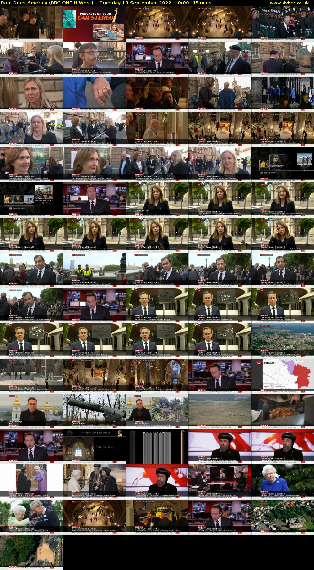Dom Does America (BBC ONE N West) Tuesday 13 September 2022 10:00 - 10:45