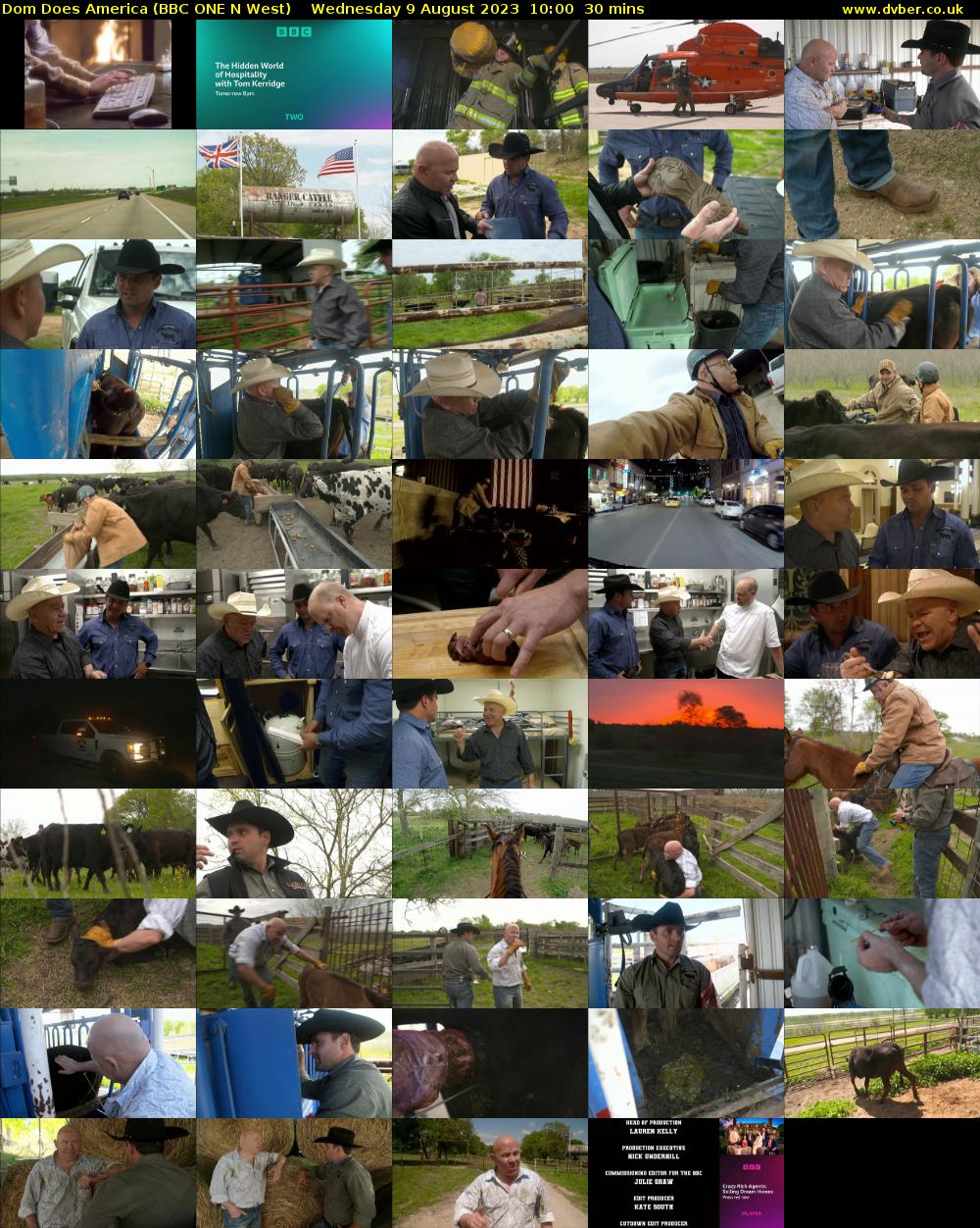 Dom Does America (BBC ONE N West) Wednesday 9 August 2023 10:00 - 10:30