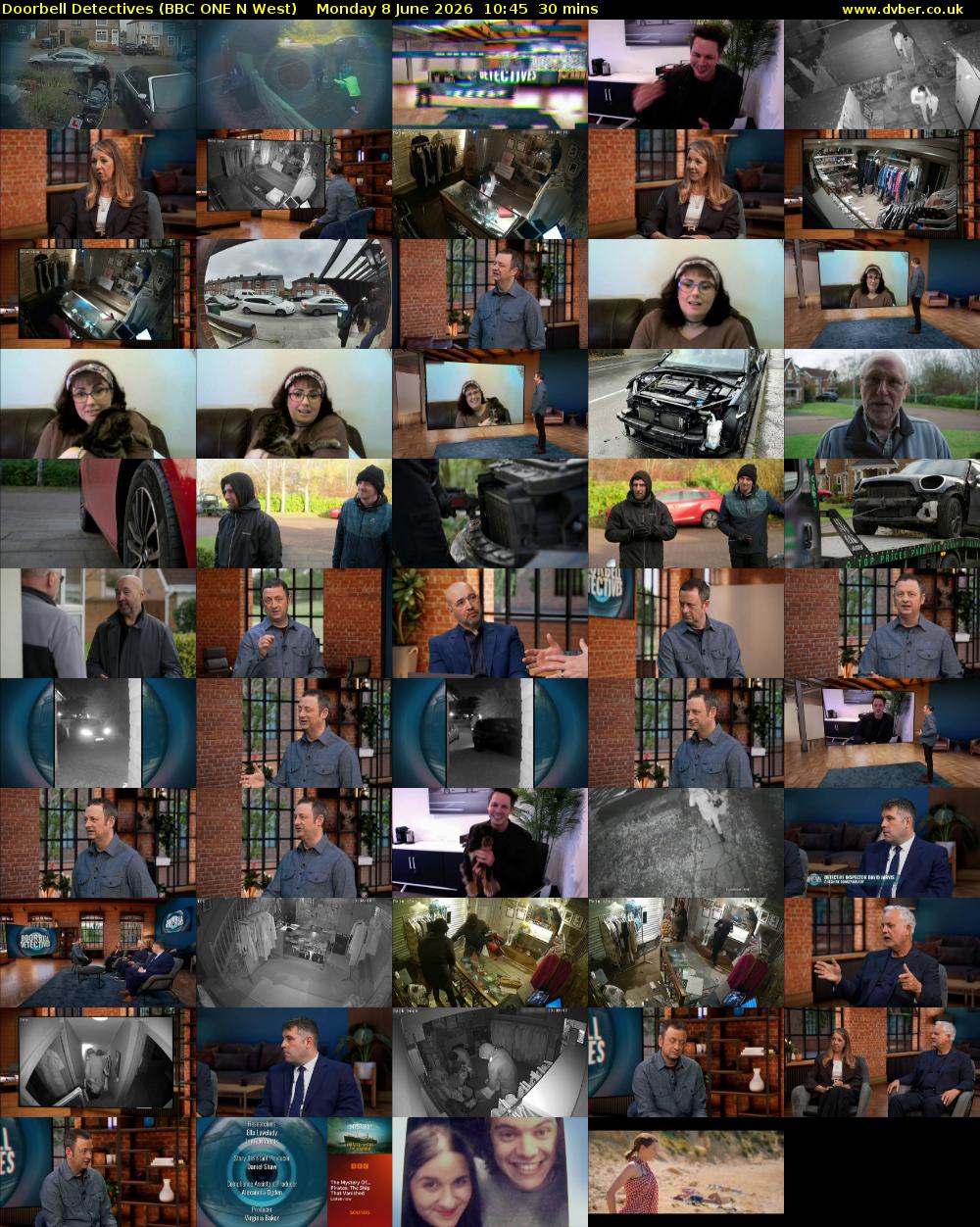 Doorbell Detectives (BBC ONE N West) Monday 8 June 2026 10:45 - 11:15