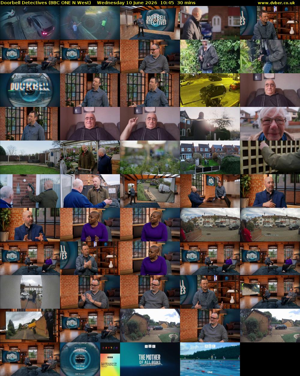 Doorbell Detectives (BBC ONE N West) Wednesday 10 June 2026 10:45 - 11:15