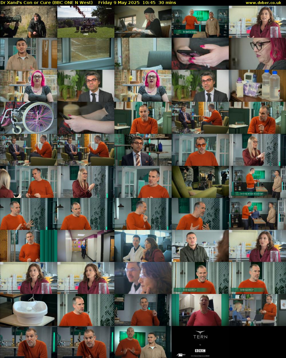 Dr Xand's Con or Cure (BBC ONE N West) Friday 9 May 2025 10:45 - 11:15
