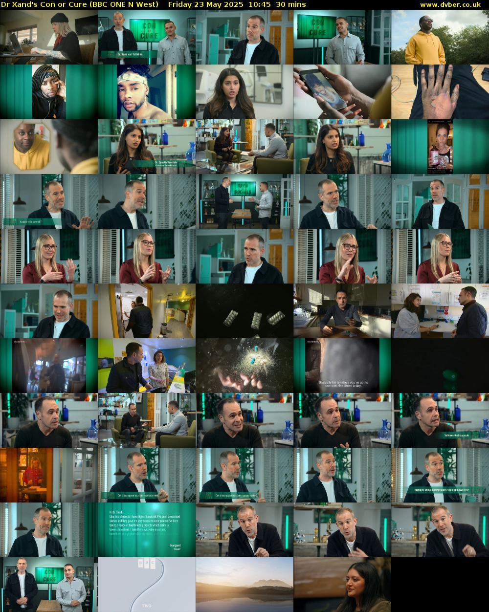 Dr Xand's Con or Cure (BBC ONE N West) Friday 23 May 2025 10:45 - 11:15