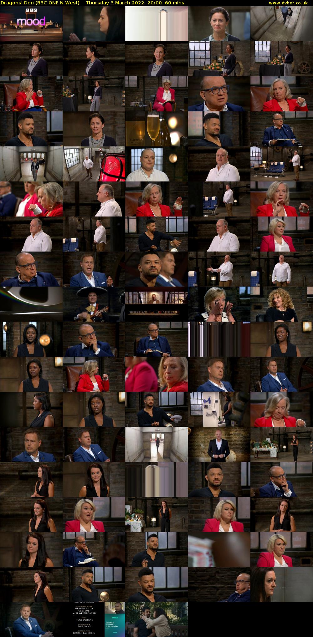 Dragons' Den (BBC ONE N West) Thursday 3 March 2022 20:00 - 21:00