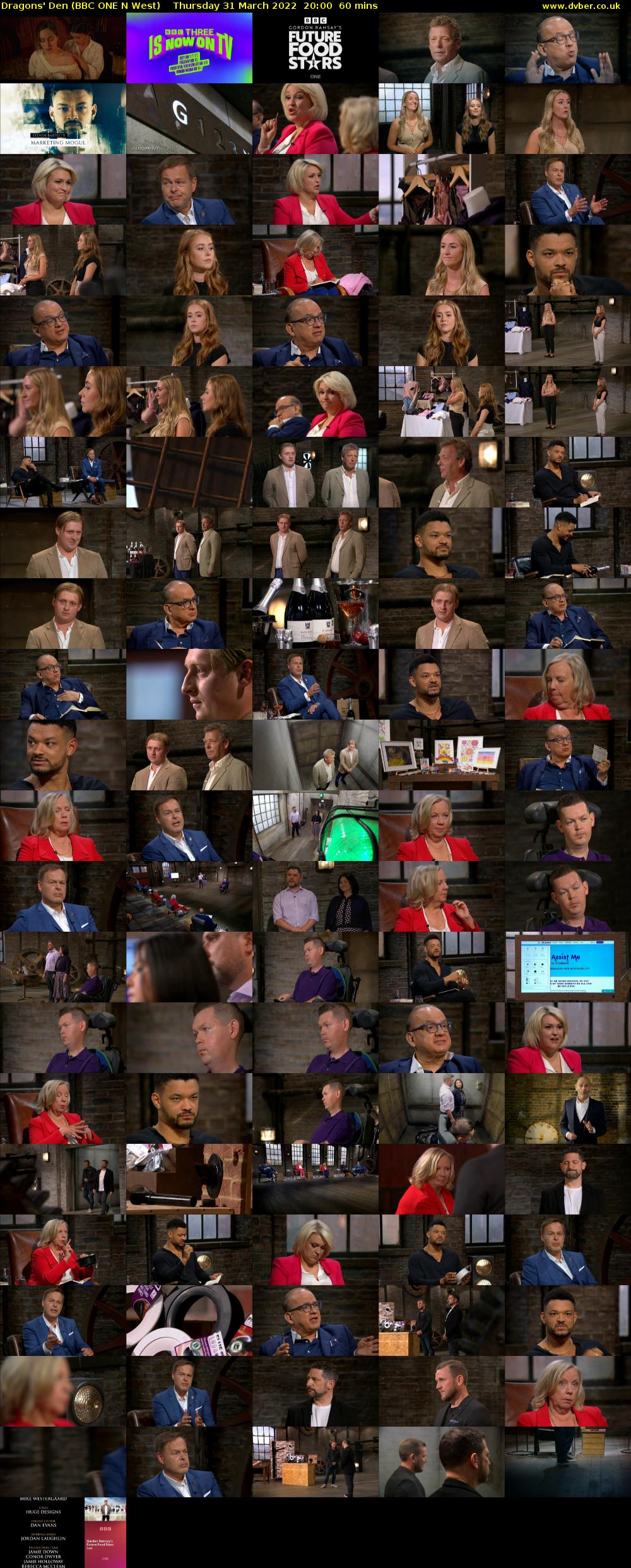 Dragons' Den (BBC ONE N West) Thursday 31 March 2022 20:00 - 21:00