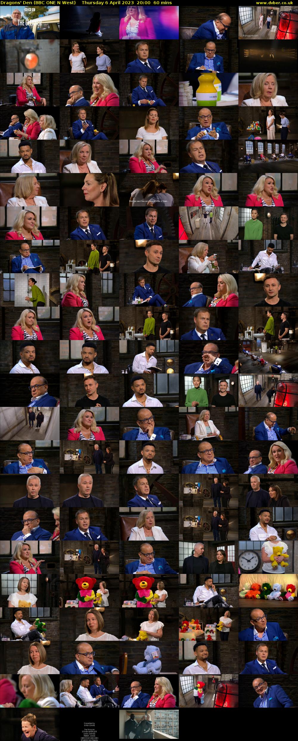 Dragons' Den (BBC ONE N West) Thursday 6 April 2023 20:00 - 21:00