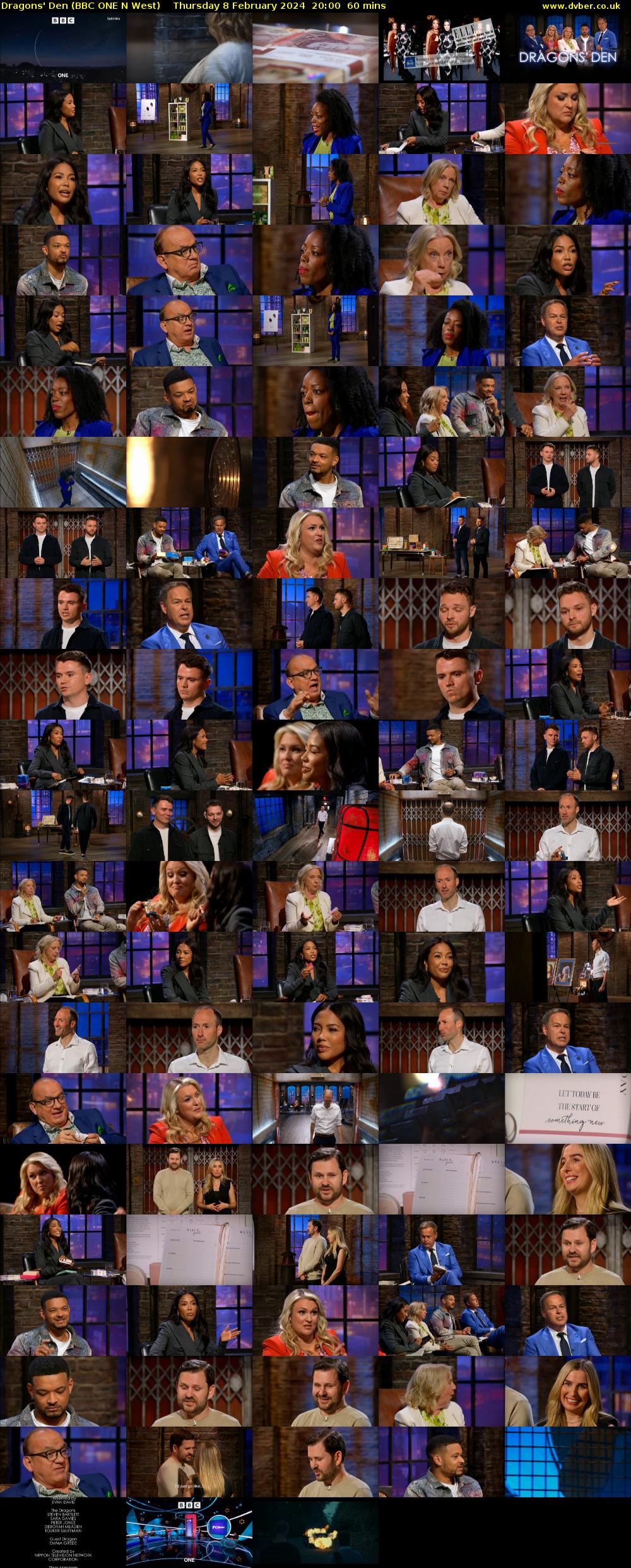 Dragons' Den (BBC ONE N West) Thursday 8 February 2024 20:00 - 21:00