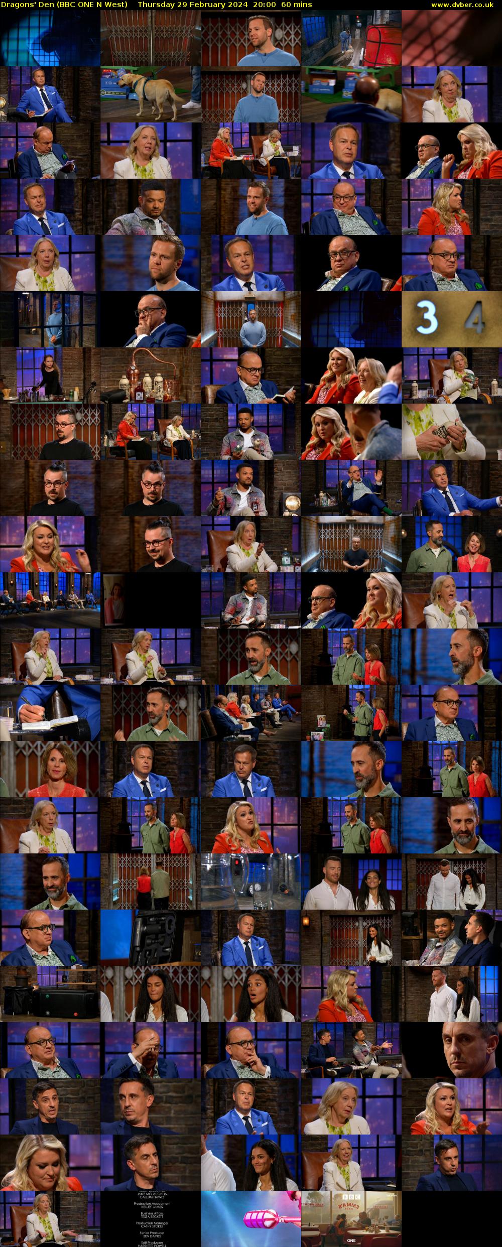 Dragons' Den (BBC ONE N West) Thursday 29 February 2024 20:00 - 21:00