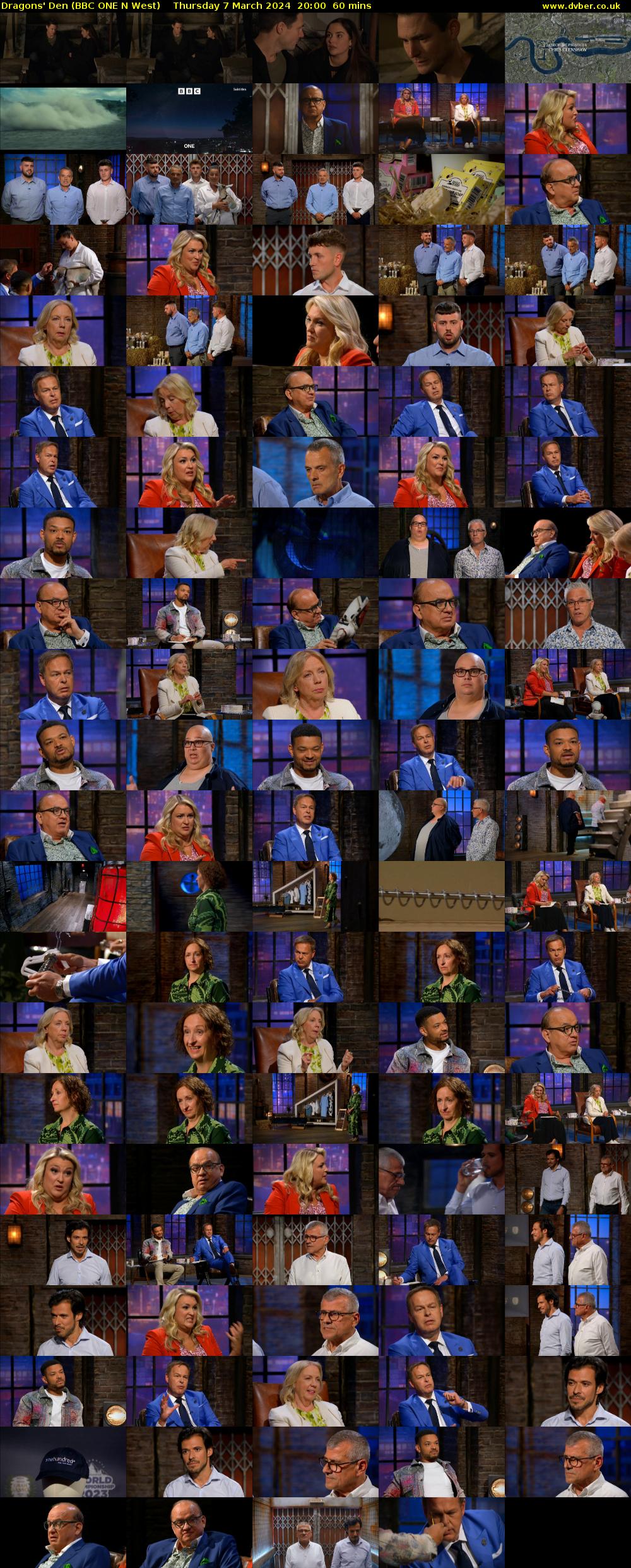 Dragons' Den (BBC ONE N West) Thursday 7 March 2024 20:00 - 21:00