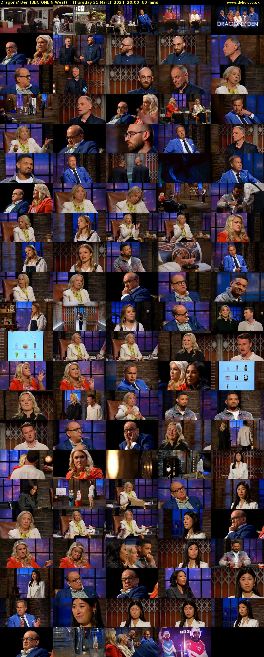 Dragons' Den (BBC ONE N West) Thursday 21 March 2024 20:00 - 21:00
