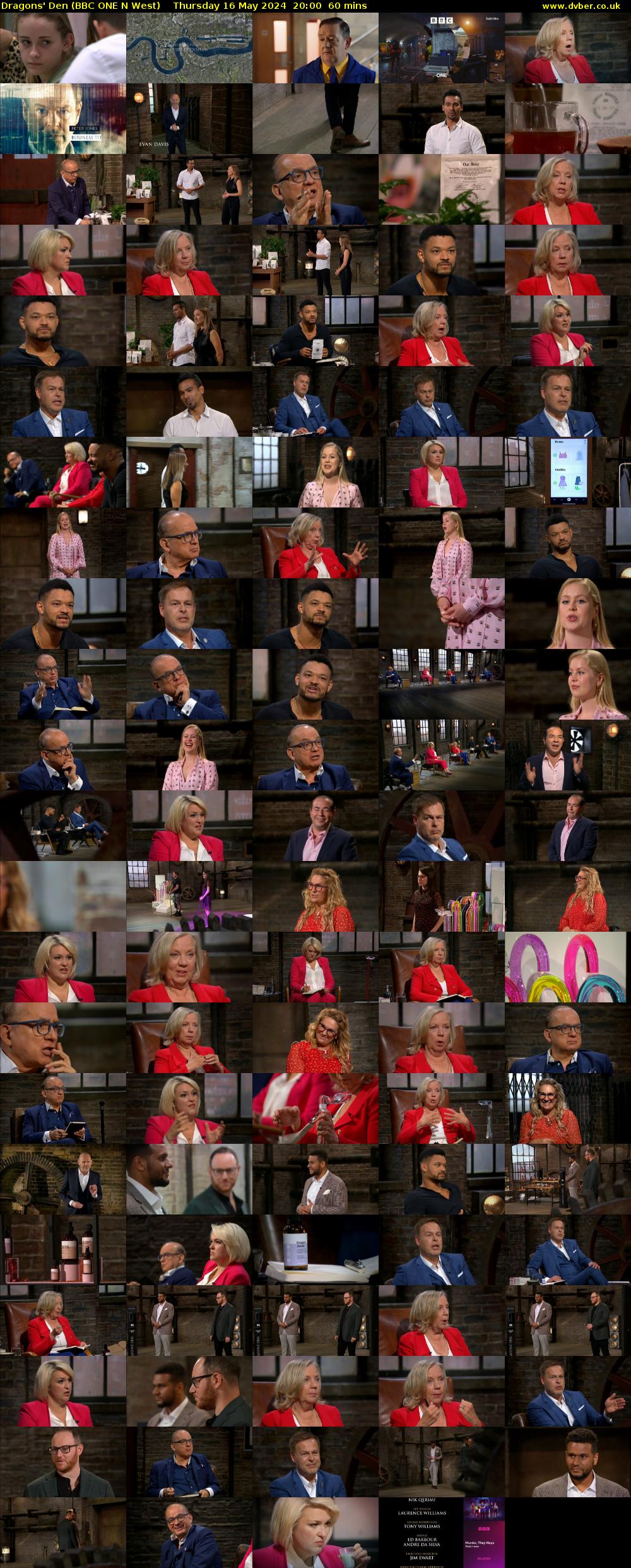 Dragons' Den (BBC ONE N West) Thursday 16 May 2024 20:00 - 21:00