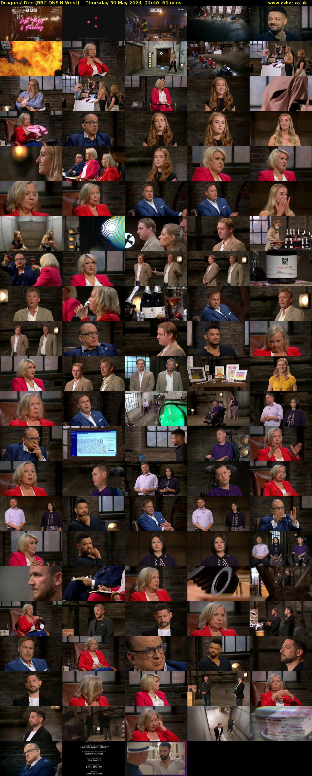 Dragons' Den (BBC ONE N West) Thursday 30 May 2024 22:40 - 23:40