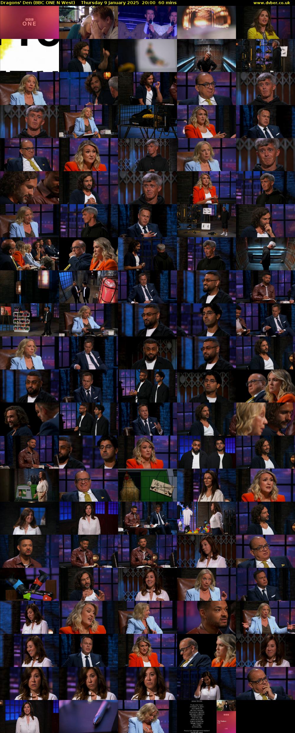 Dragons' Den (BBC ONE N West) Thursday 9 January 2025 20:00 - 21:00