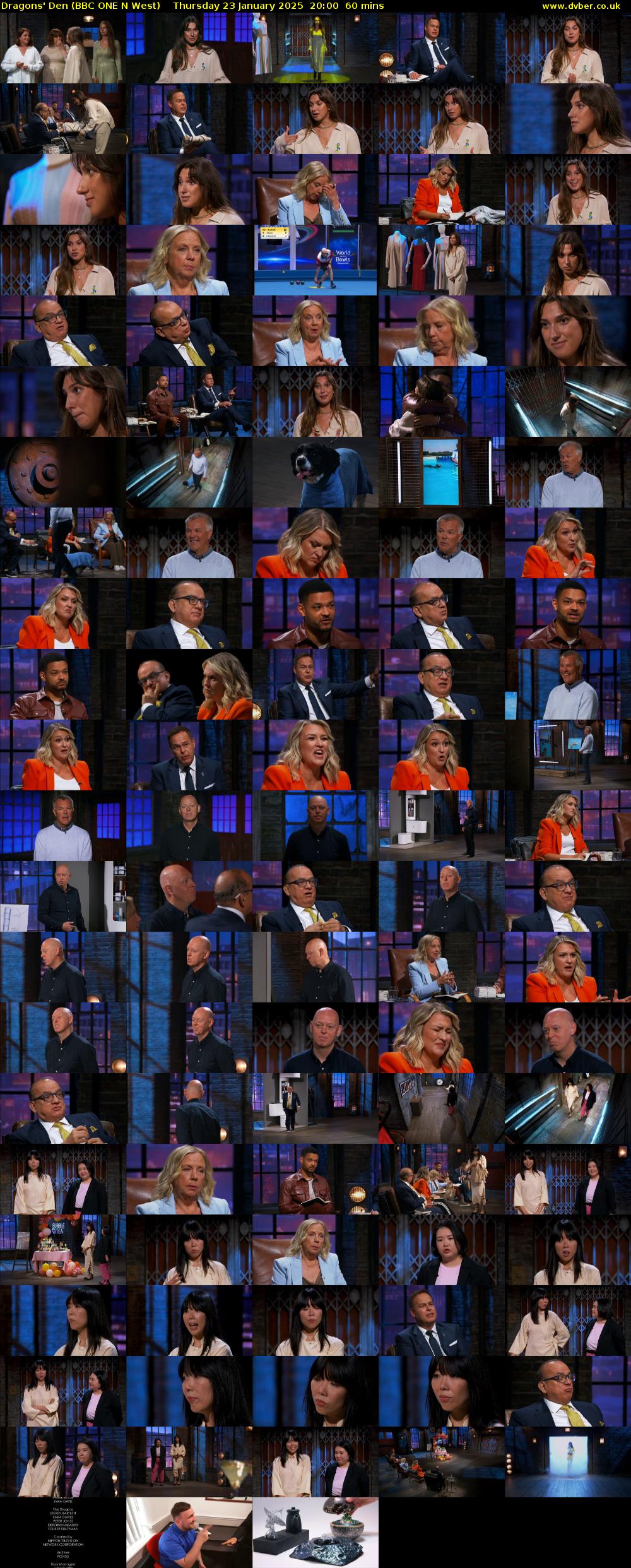 Dragons' Den (BBC ONE N West) Thursday 23 January 2025 20:00 - 21:00