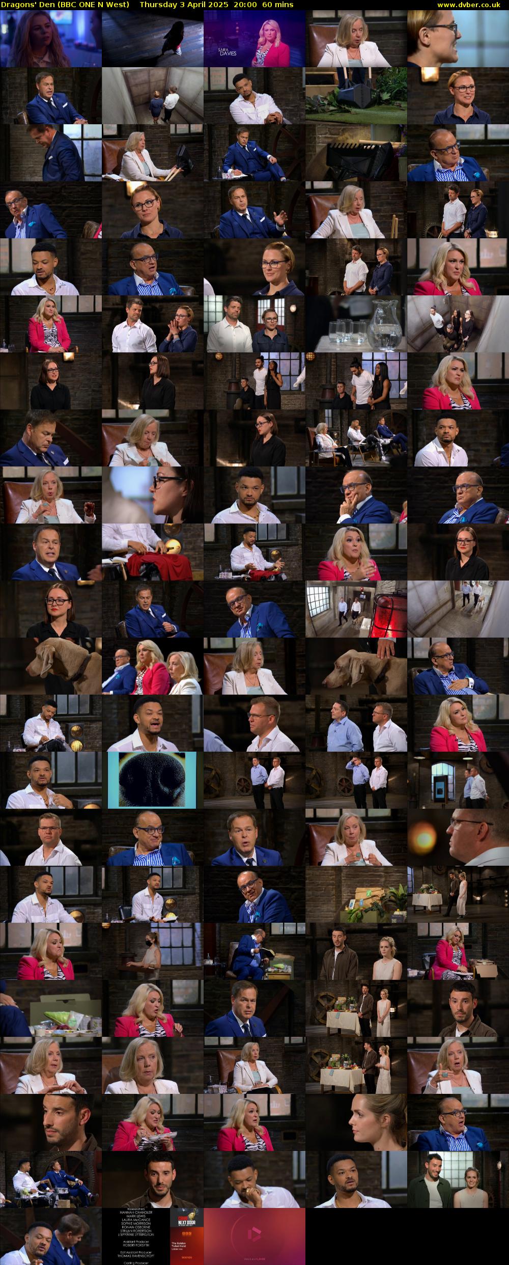 Dragons' Den (BBC ONE N West) Thursday 3 April 2025 20:00 - 21:00