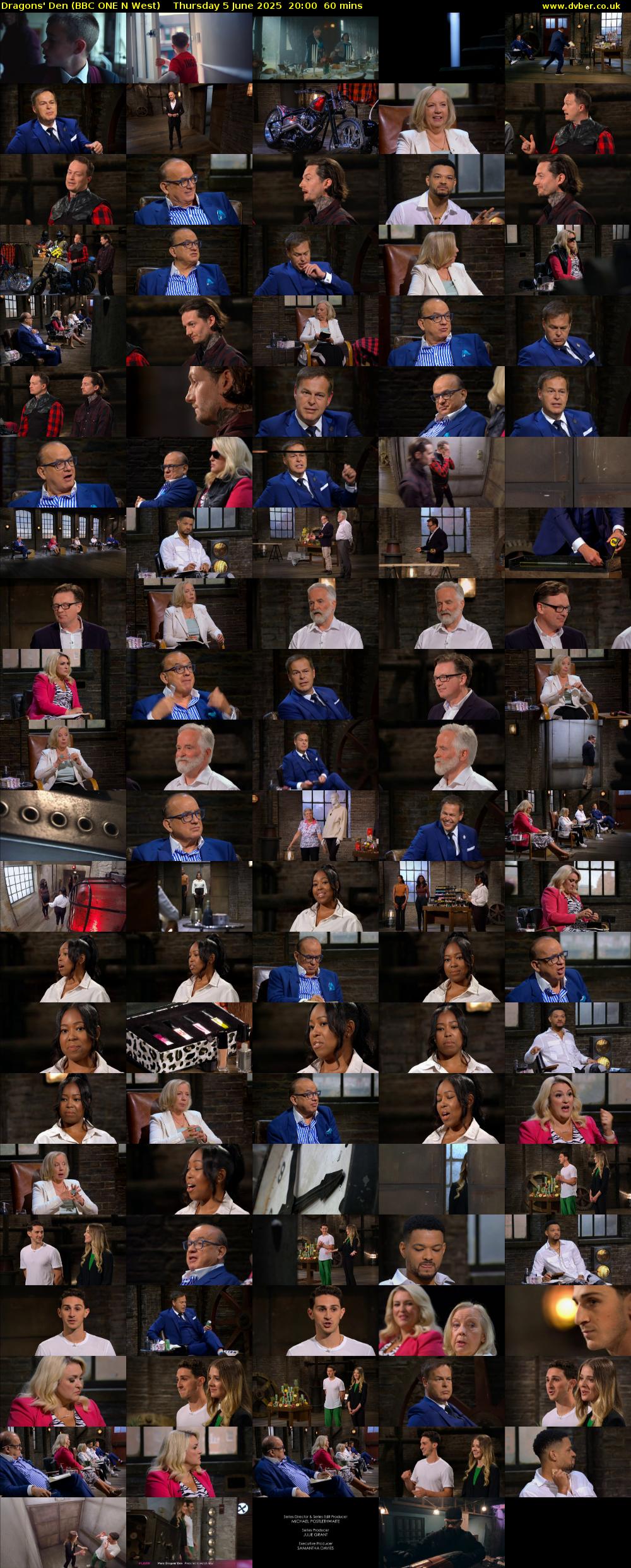 Dragons' Den (BBC ONE N West) Thursday 5 June 2025 20:00 - 21:00