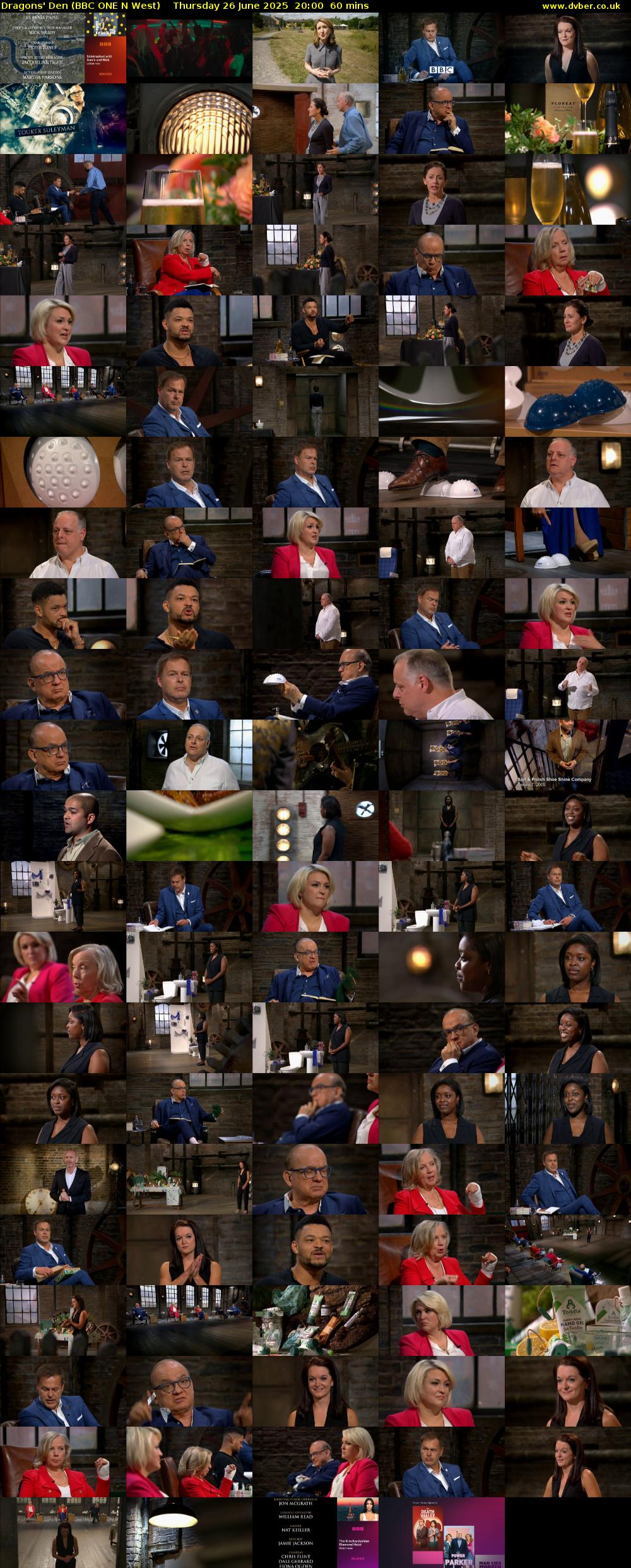 Dragons' Den (BBC ONE N West) Thursday 26 June 2025 20:00 - 21:00