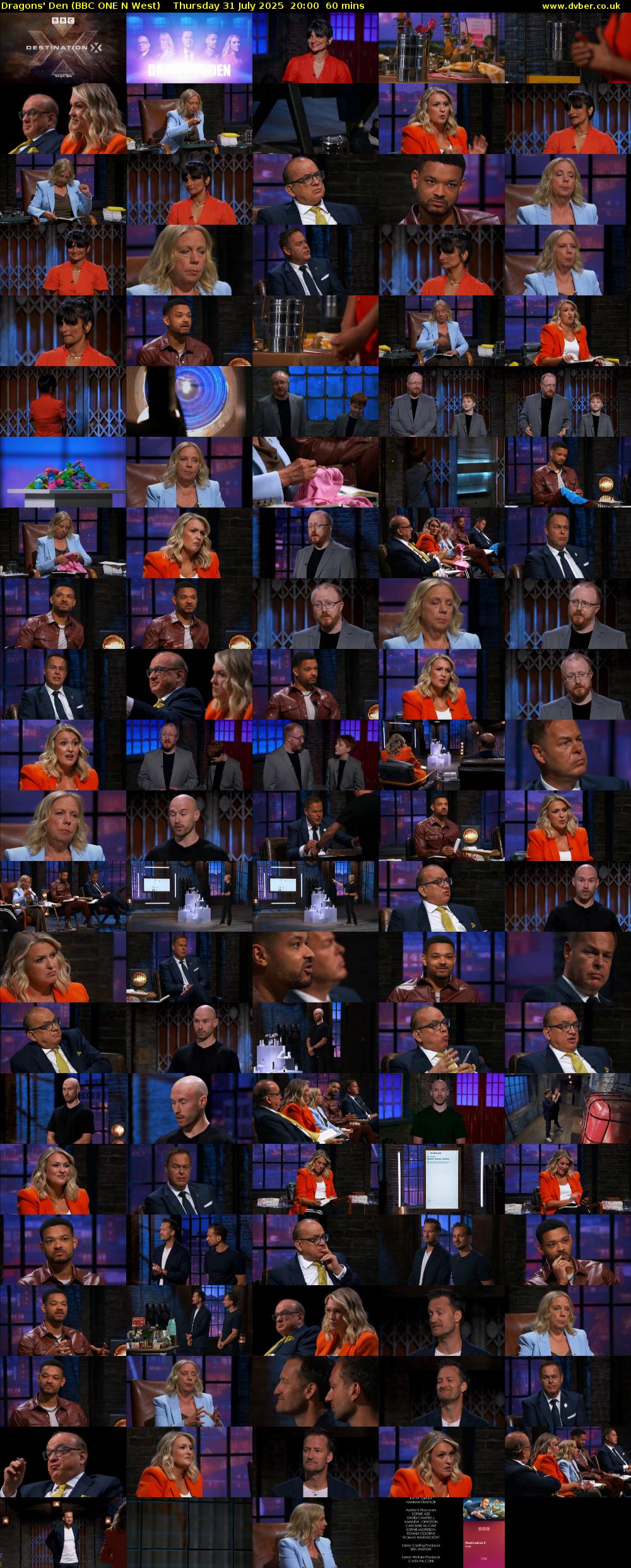 Dragons' Den (BBC ONE N West) Thursday 31 July 2025 20:00 - 21:00