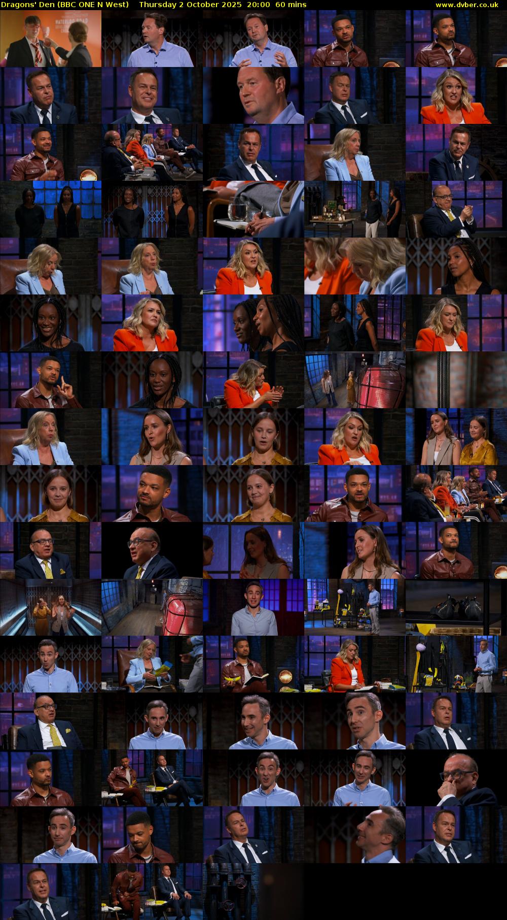 Dragons' Den (BBC ONE N West) Thursday 2 October 2025 20:00 - 21:00