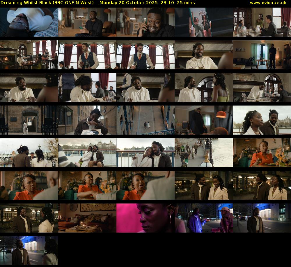 Dreaming Whilst Black (BBC ONE N West) Monday 20 October 2025 23:10 - 23:35