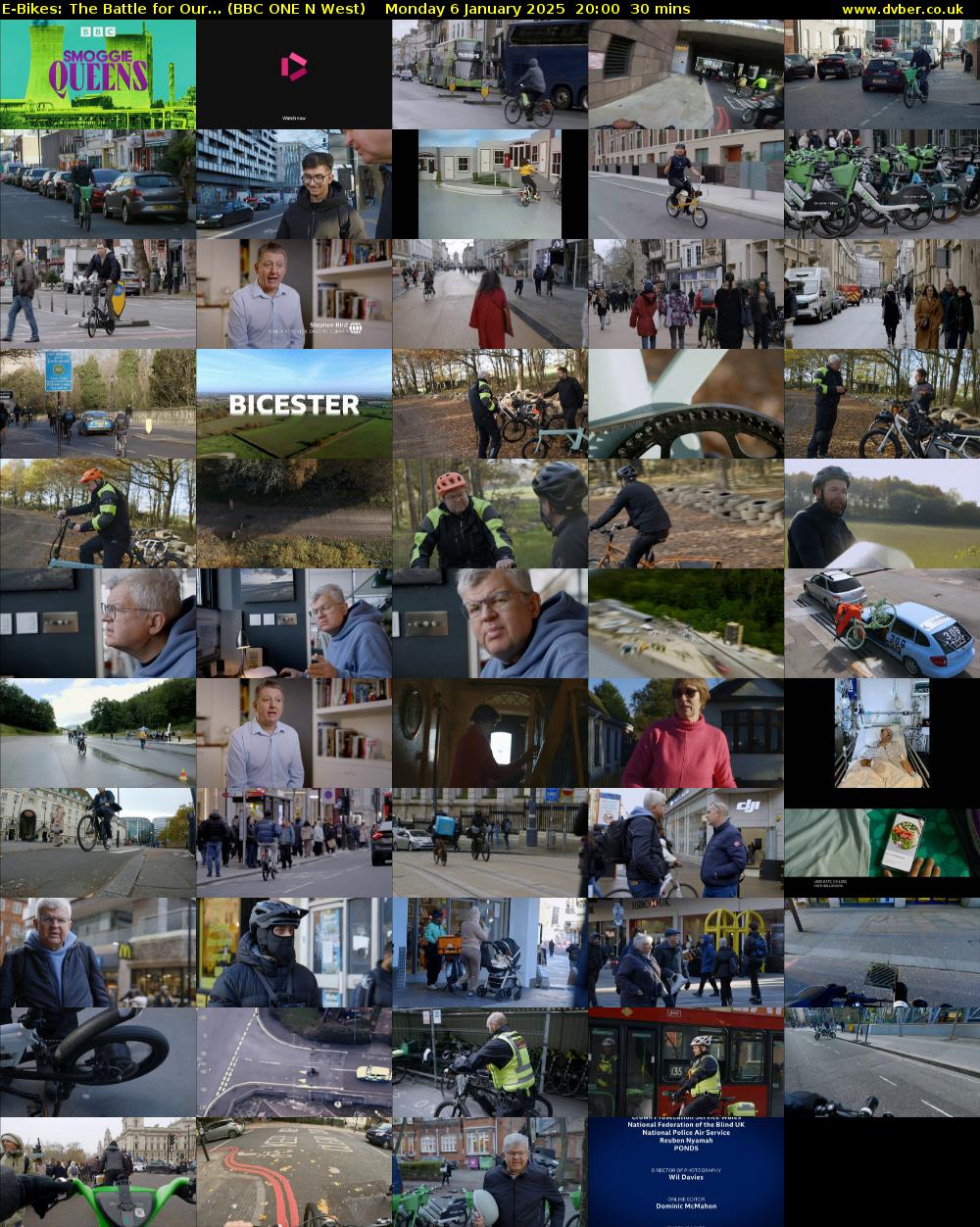 E-Bikes: The Battle for Our... (BBC ONE N West) Monday 6 January 2025 20:00 - 20:30