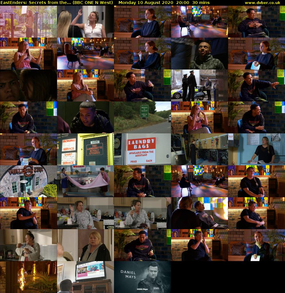 EastEnders: Secrets from the... (BBC ONE N West) Monday 10 August 2020 20:00 - 20:30