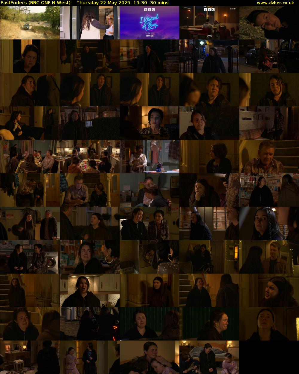 EastEnders (BBC ONE N West) Thursday 22 May 2025 19:30 - 20:00