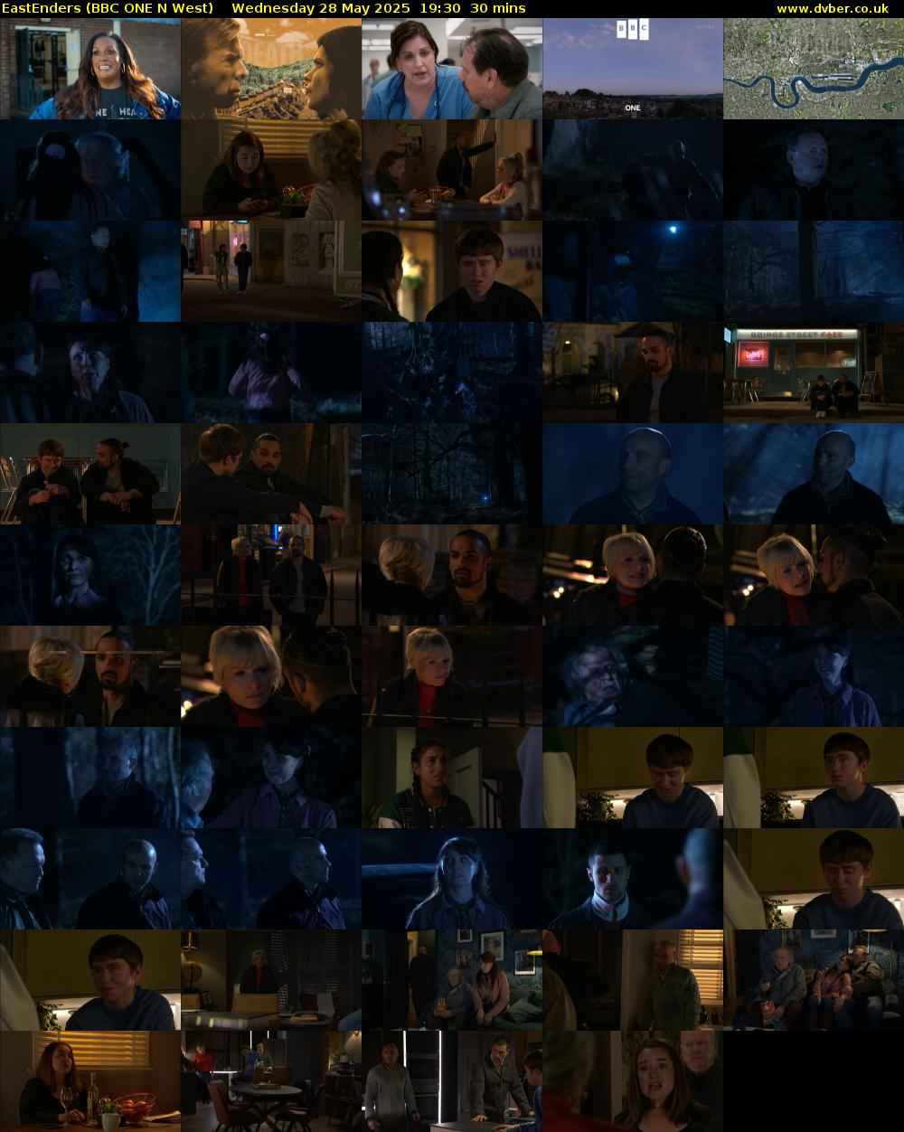EastEnders (BBC ONE N West) Wednesday 28 May 2025 19:30 - 20:00