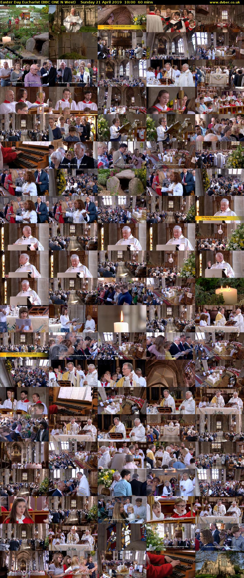 Easter Day Eucharist (BBC ONE N West) Sunday 21 April 2019 10:00 - 11:00