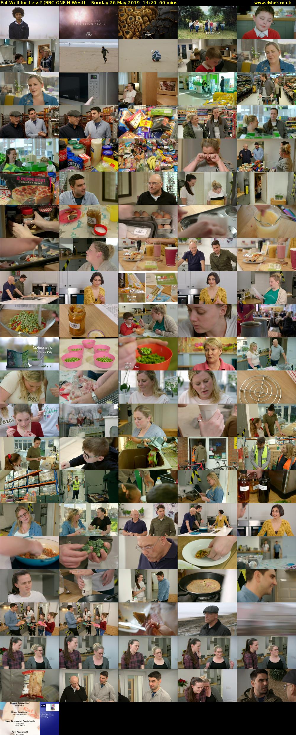 Eat Well for Less? (BBC ONE N West) Sunday 26 May 2019 14:20 - 15:20