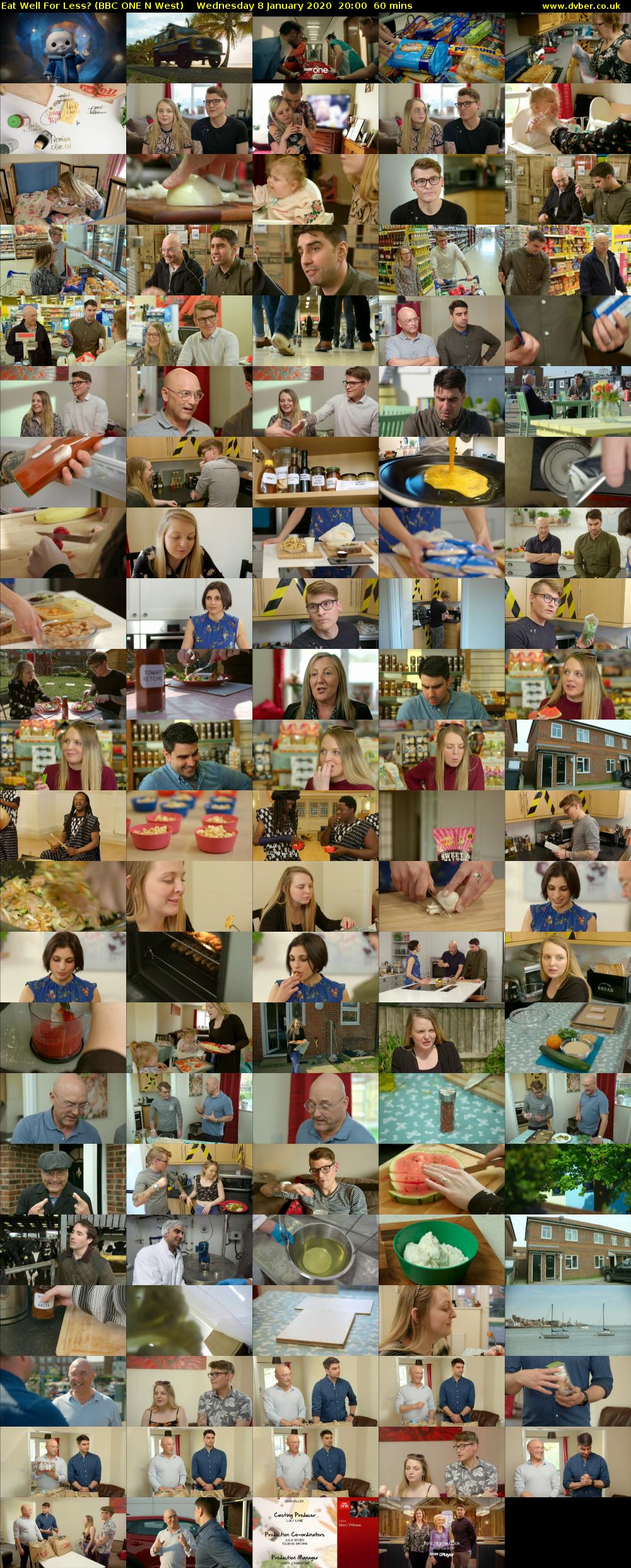 Eat Well for Less? (BBC ONE N West) Wednesday 8 January 2020 20:00 - 21:00
