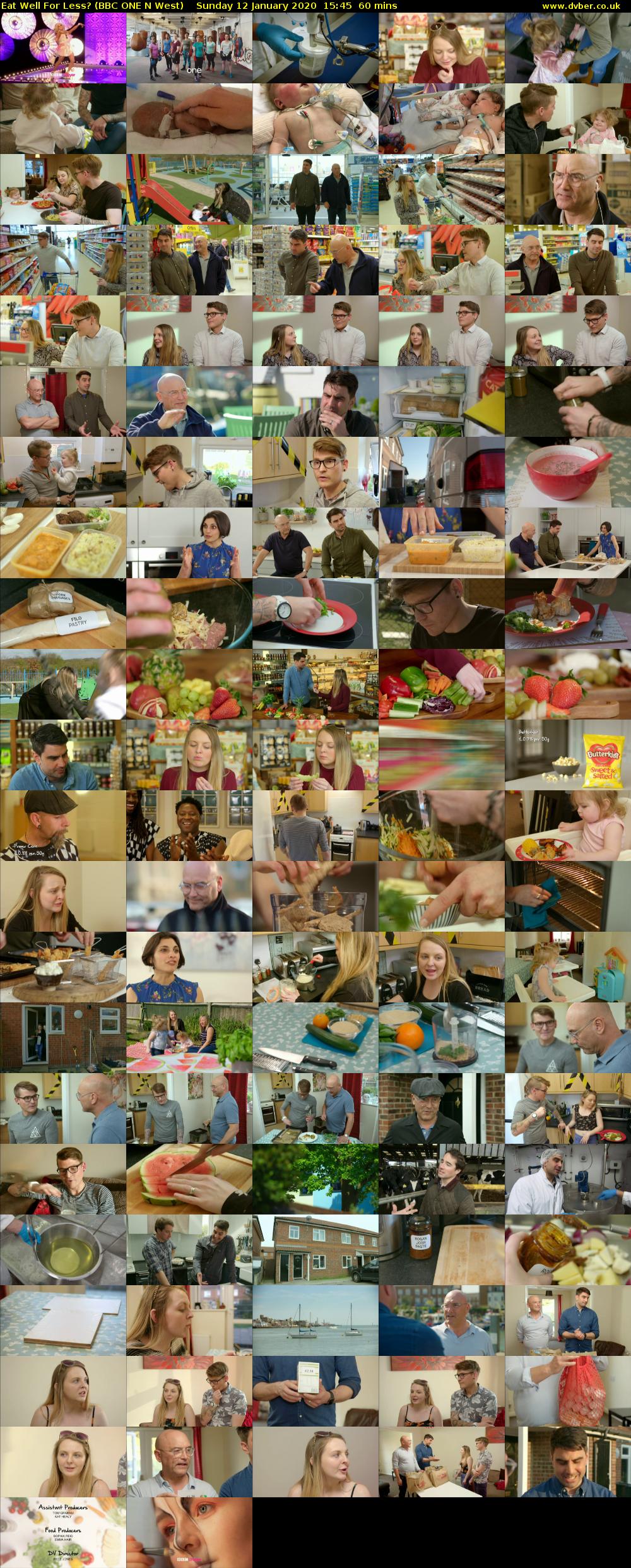 Eat Well for Less? (BBC ONE N West) Sunday 12 January 2020 15:45 - 16:45