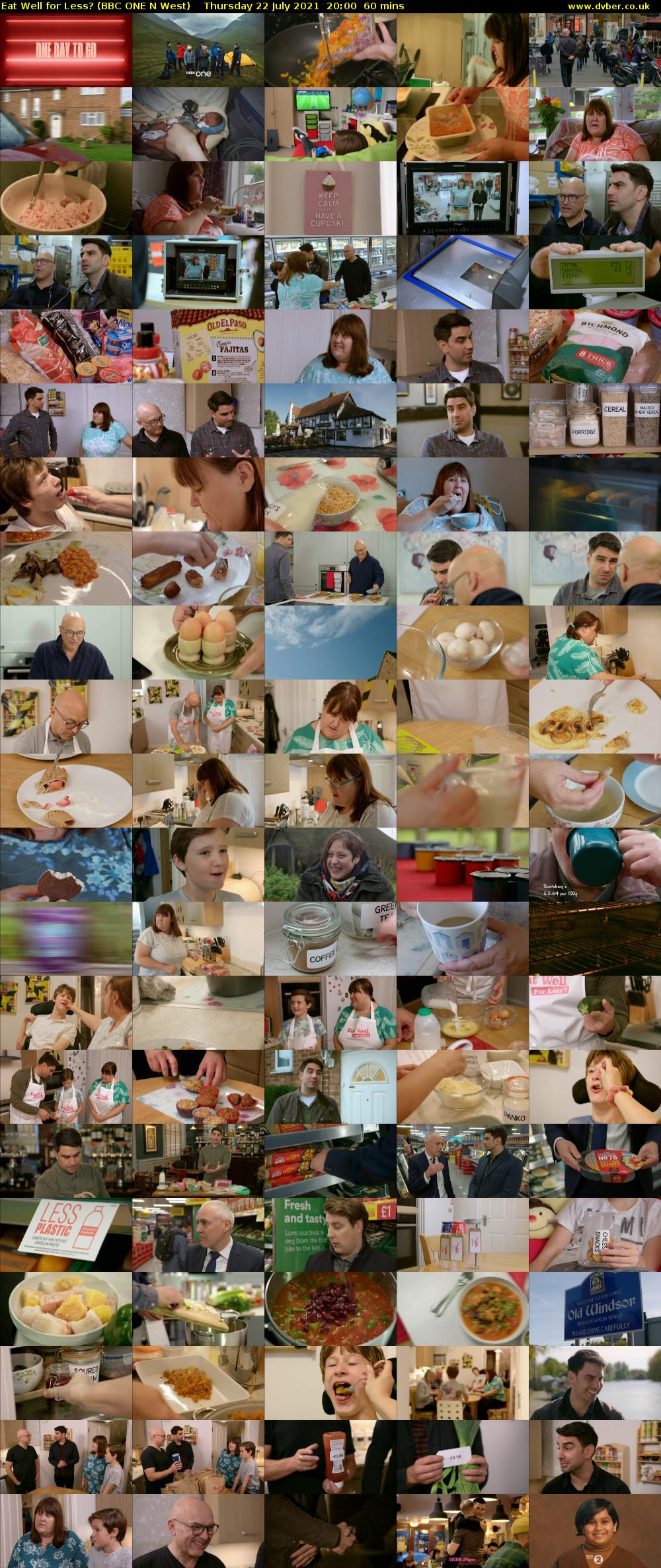 Eat Well for Less? (BBC ONE N West) Thursday 22 July 2021 20:00 - 21:00