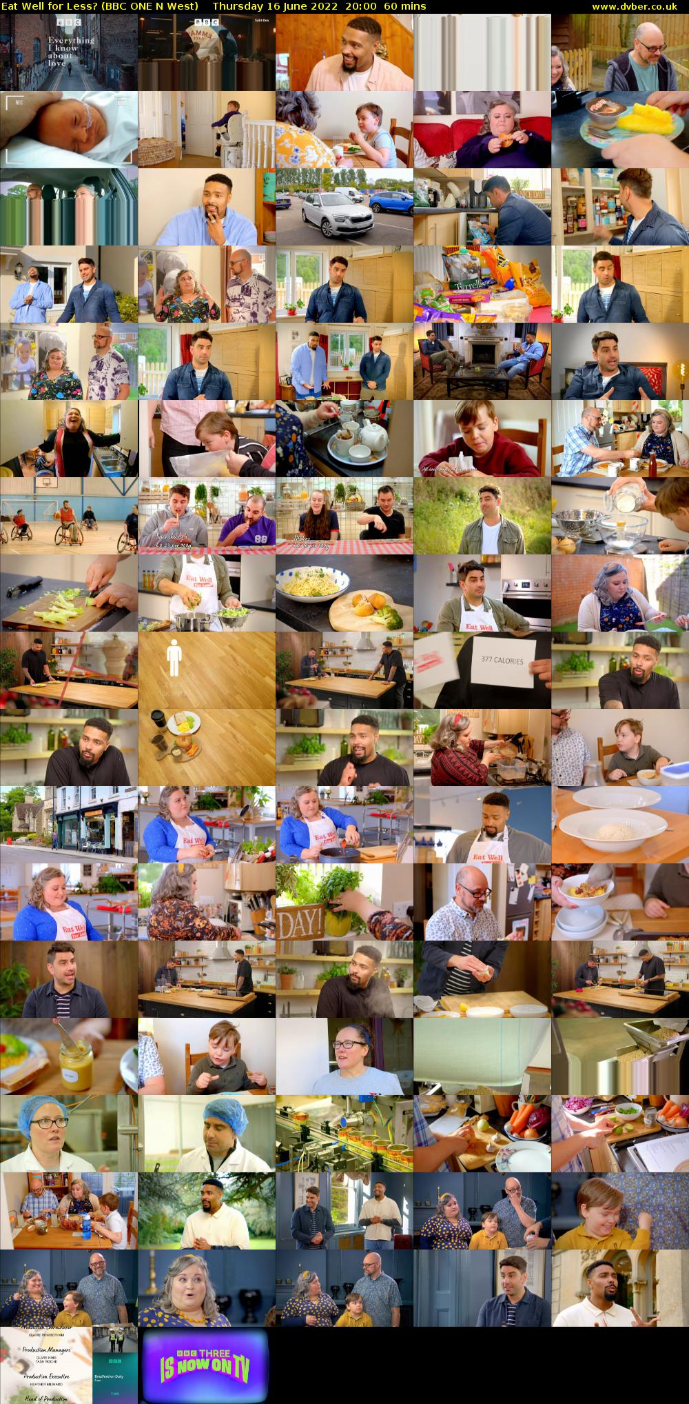 Eat Well for Less? (BBC ONE N West) Thursday 16 June 2022 20:00 - 21:00