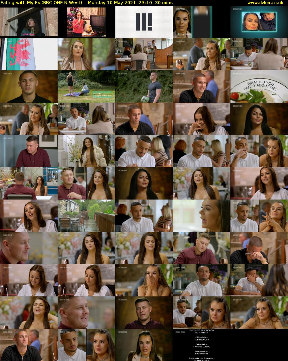 Eating with My Ex (BBC ONE N West) Monday 10 May 2021 23:10 - 23:40