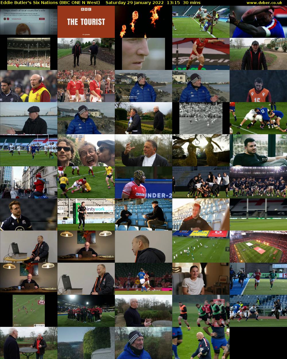 Eddie Butler's Six Nations (BBC ONE N West) Saturday 29 January 2022 13:15 - 13:45
