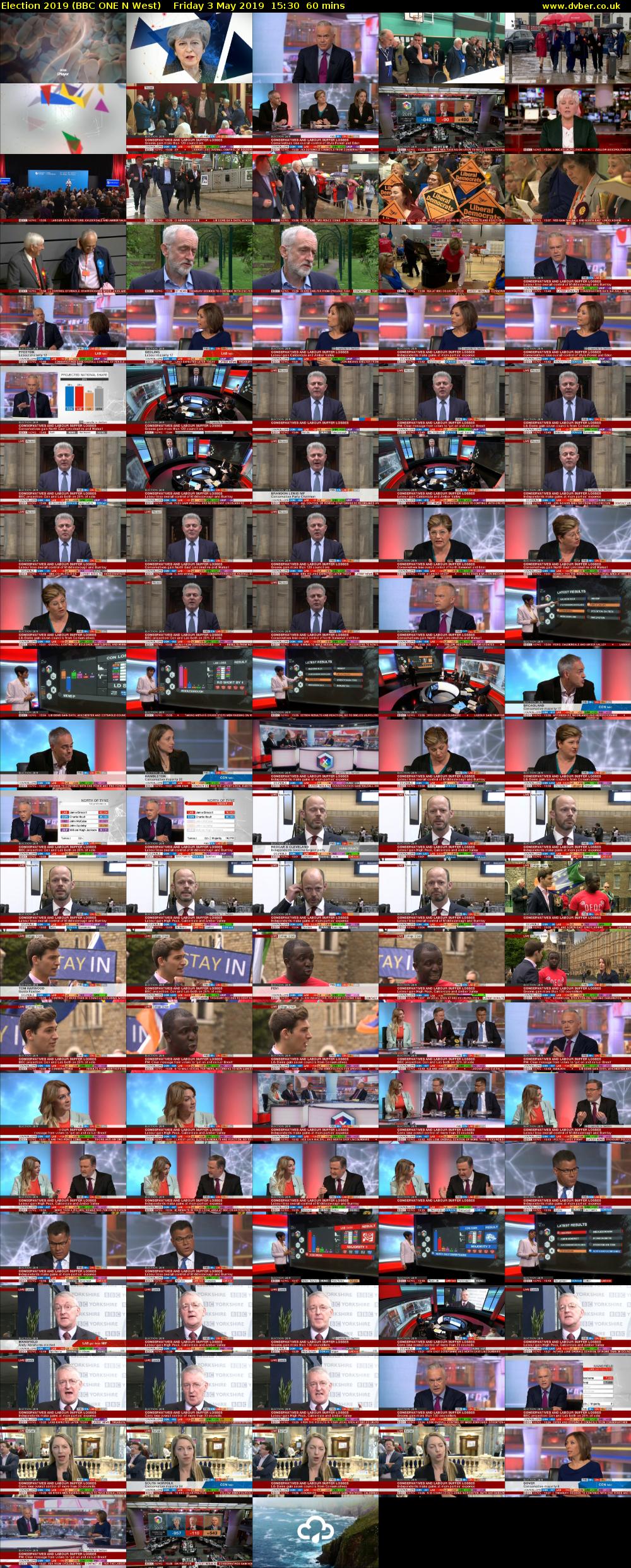 Election 2019 (BBC ONE N West) Friday 3 May 2019 15:30 - 16:30