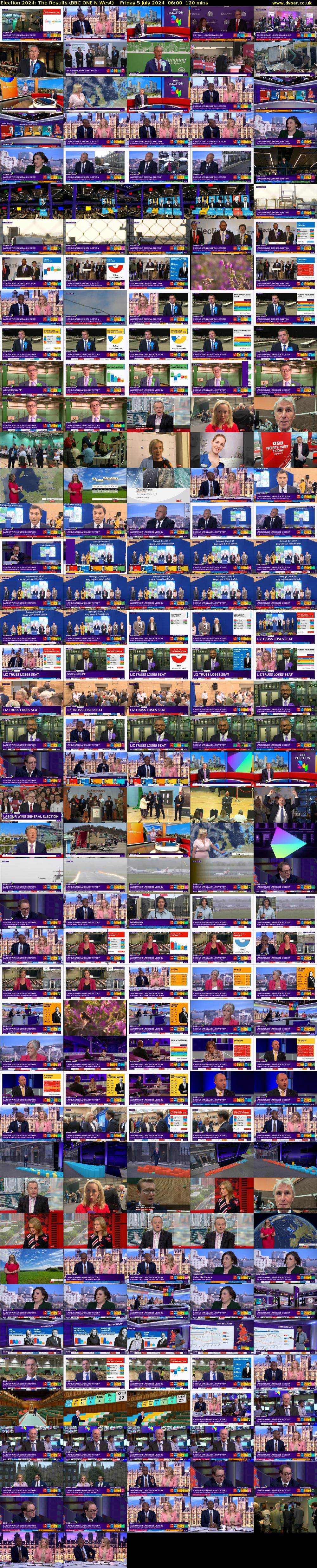 Election 2024: The Results (BBC ONE N West) Friday 5 July 2024 06:00 - 08:00