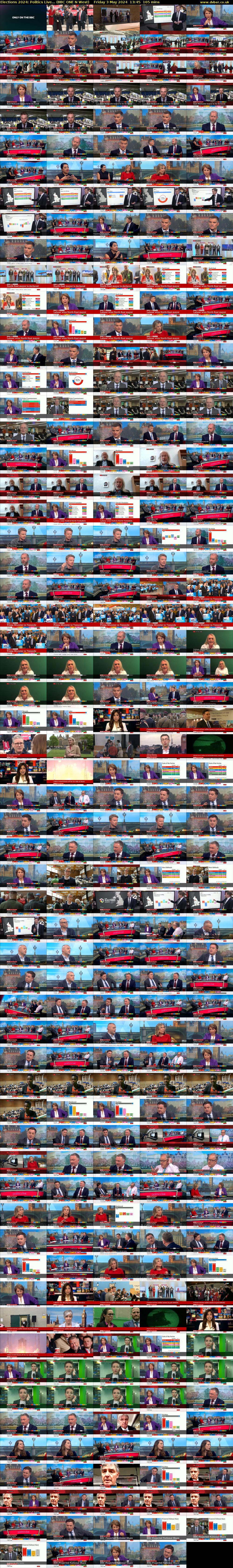 Elections 2024: Politics Live... (BBC ONE N West) Friday 3 May 2024 13:45 - 16:30