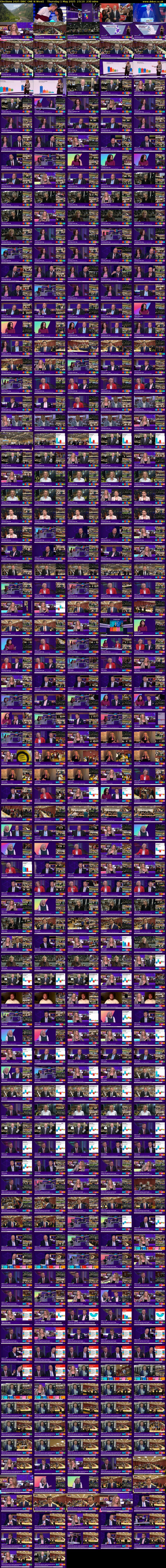 Elections 2025 (BBC ONE N West) Thursday 1 May 2025 23:10 - 03:00
