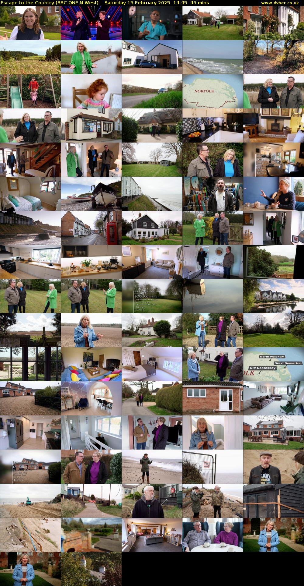 Escape to the Country (BBC ONE N West) Saturday 15 February 2025 14:45 - 15:30