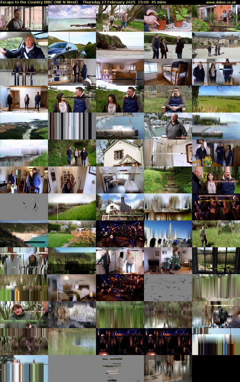Escape to the Country (BBC ONE N West) Thursday 27 February 2025 15:00 - 15:45