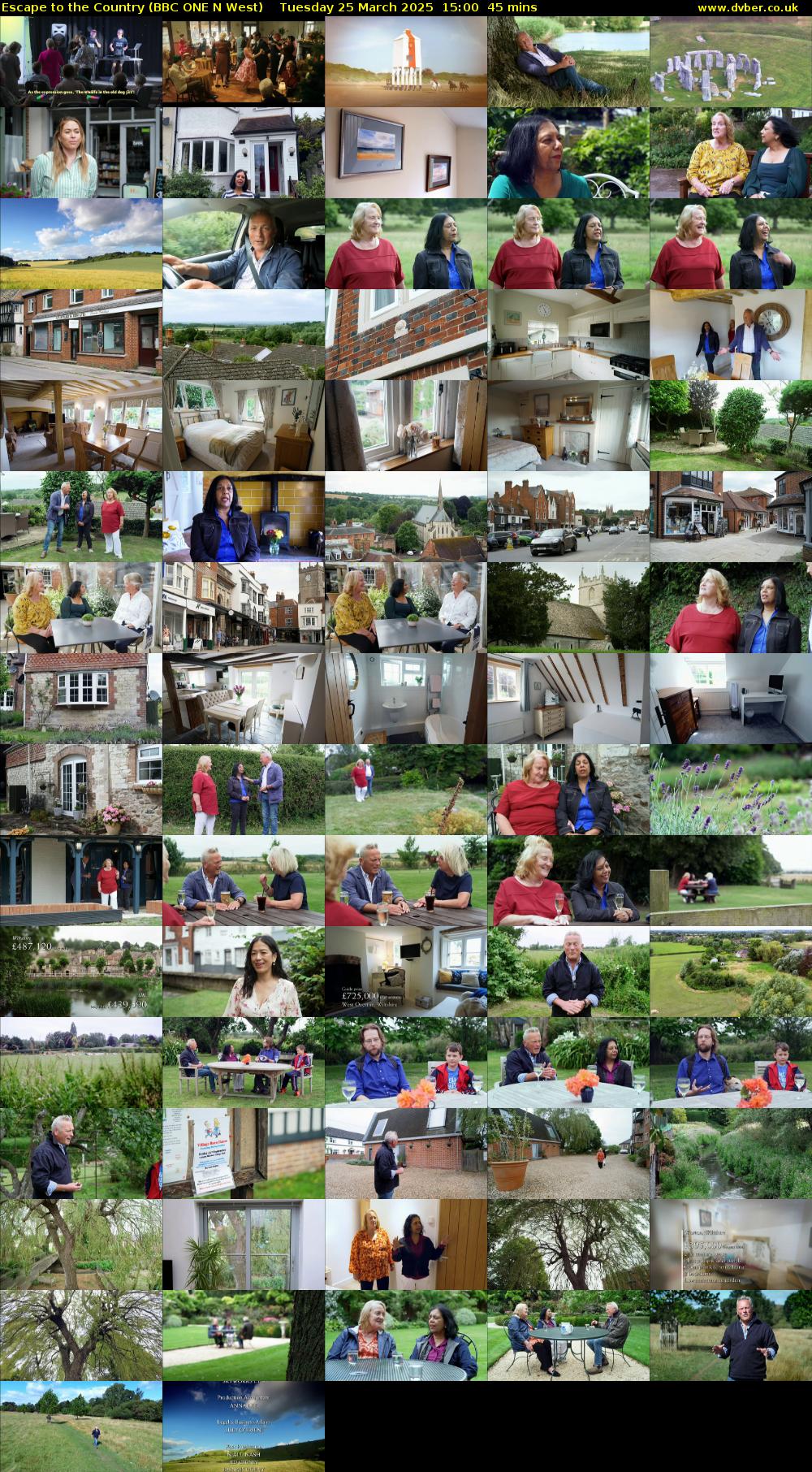 Escape to the Country (BBC ONE N West) Tuesday 25 March 2025 15:00 - 15:45