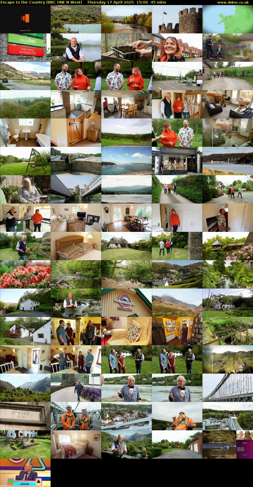 Escape to the Country (BBC ONE N West) Thursday 17 April 2025 15:00 - 15:45