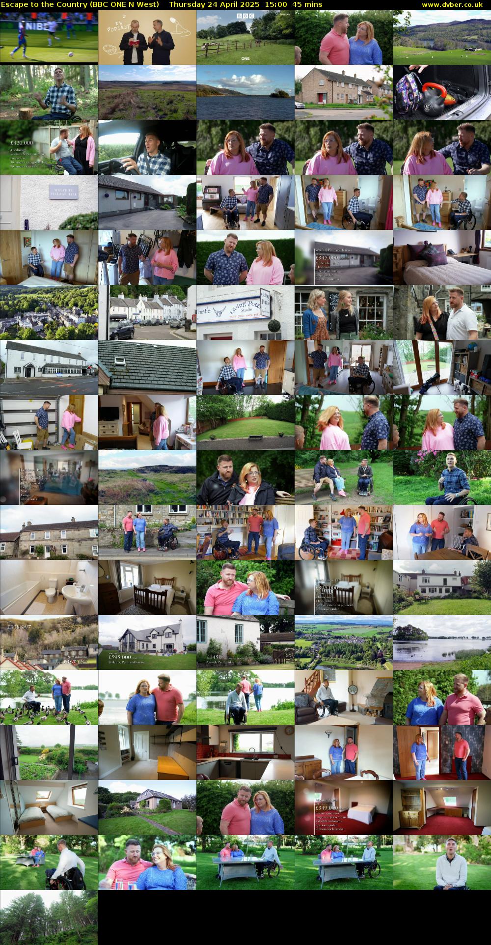 Escape to the Country (BBC ONE N West) Thursday 24 April 2025 15:00 - 15:45