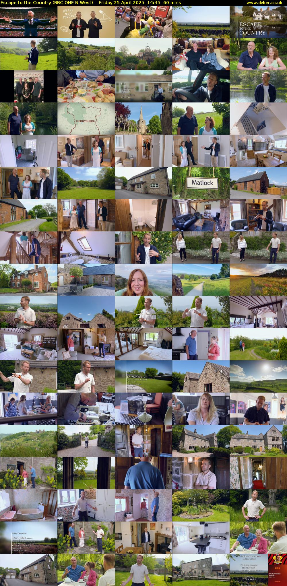 Escape to the Country (BBC ONE N West) Friday 25 April 2025 14:45 - 15:45