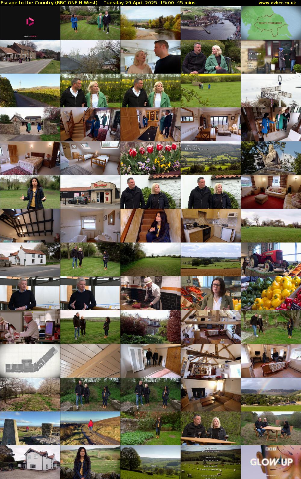 Escape to the Country (BBC ONE N West) Tuesday 29 April 2025 15:00 - 15:45